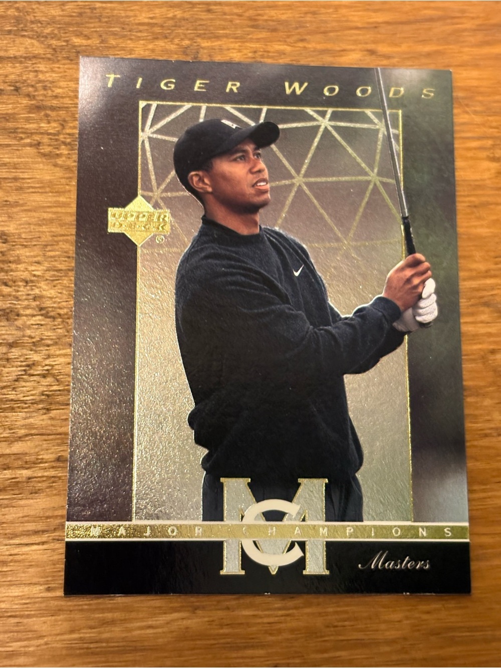 2003 Upper Deck Tiger Woods Golf trading card Nike